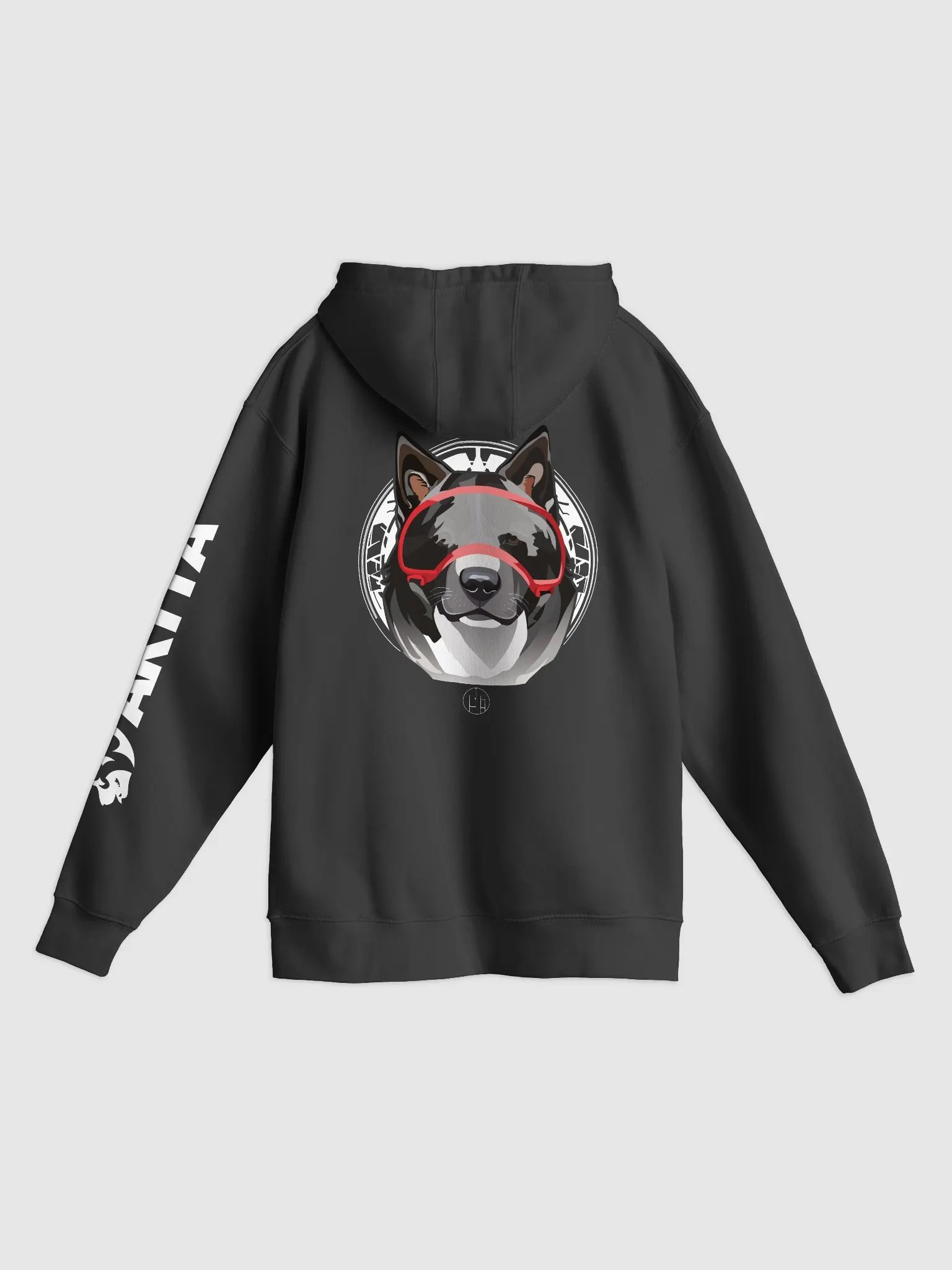 BLK American Akita Hoodie - Akita Goggles product image (4)