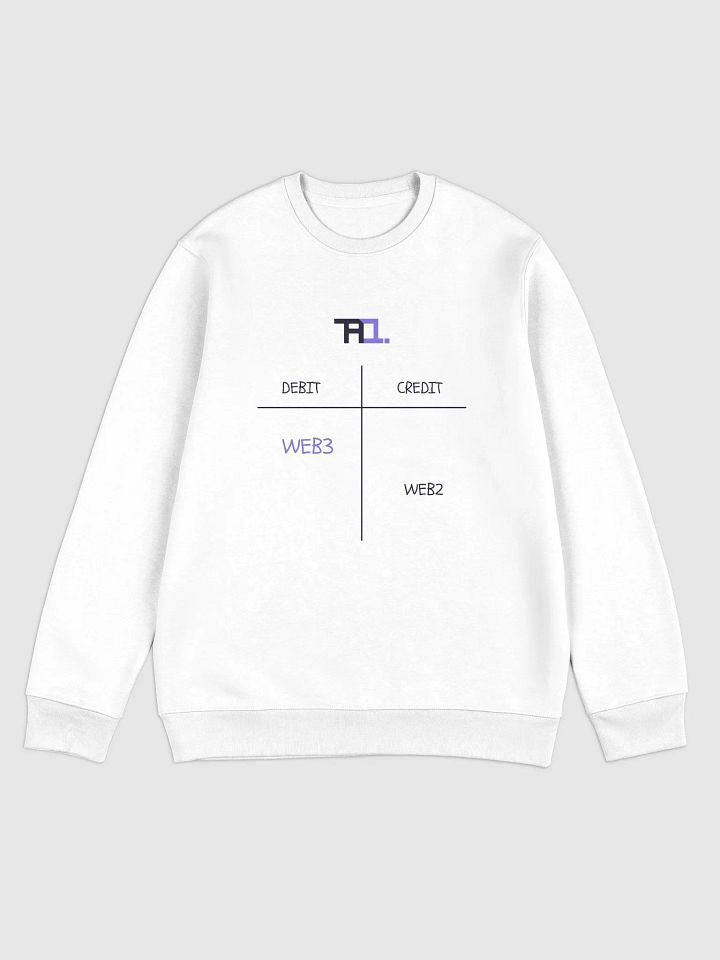 Debit Web3 | Credit Web2 Sweatshirt (Purple Edition) product image (2)