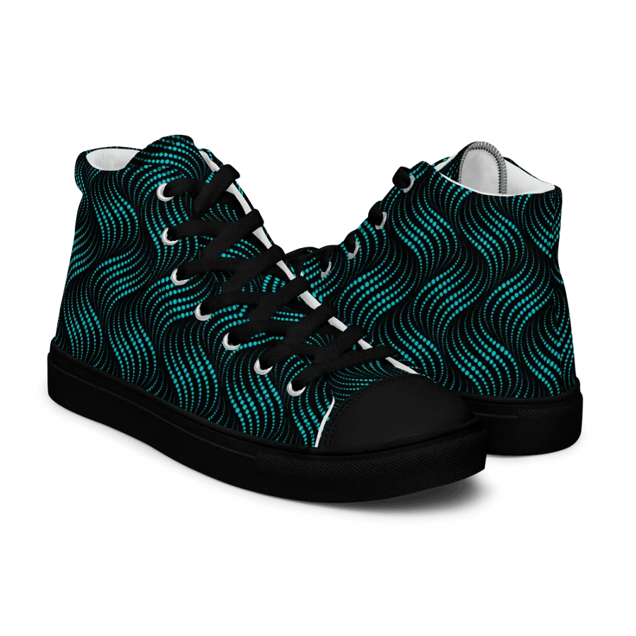 Light blue wavy women’s shoes product image (11)
