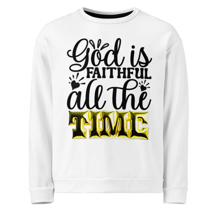 Faithful Time All-Over Print Sweatshirt product image (1)