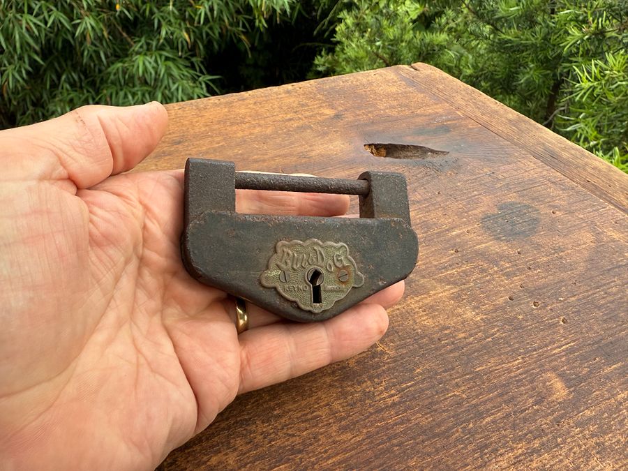 🎎 Antique Japanese Bulldog Padlock – Japan Antique Roadshow product image (9)