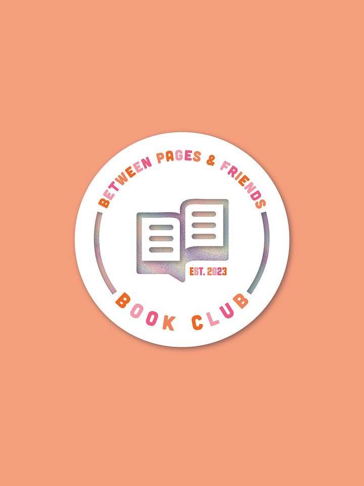 BP&F Book Club Sticker (Holographic) product image (1)