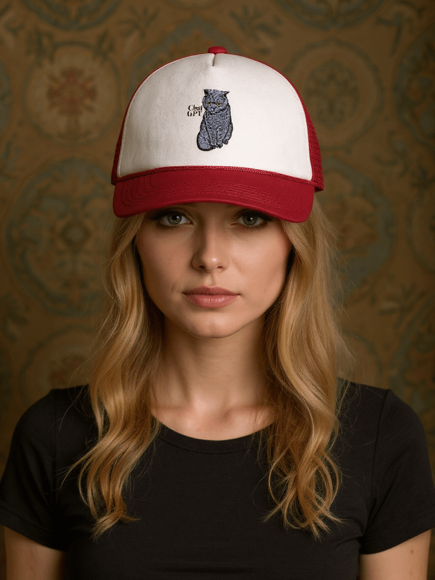Mystic Cat Eyes Trucker Hat product image (2)