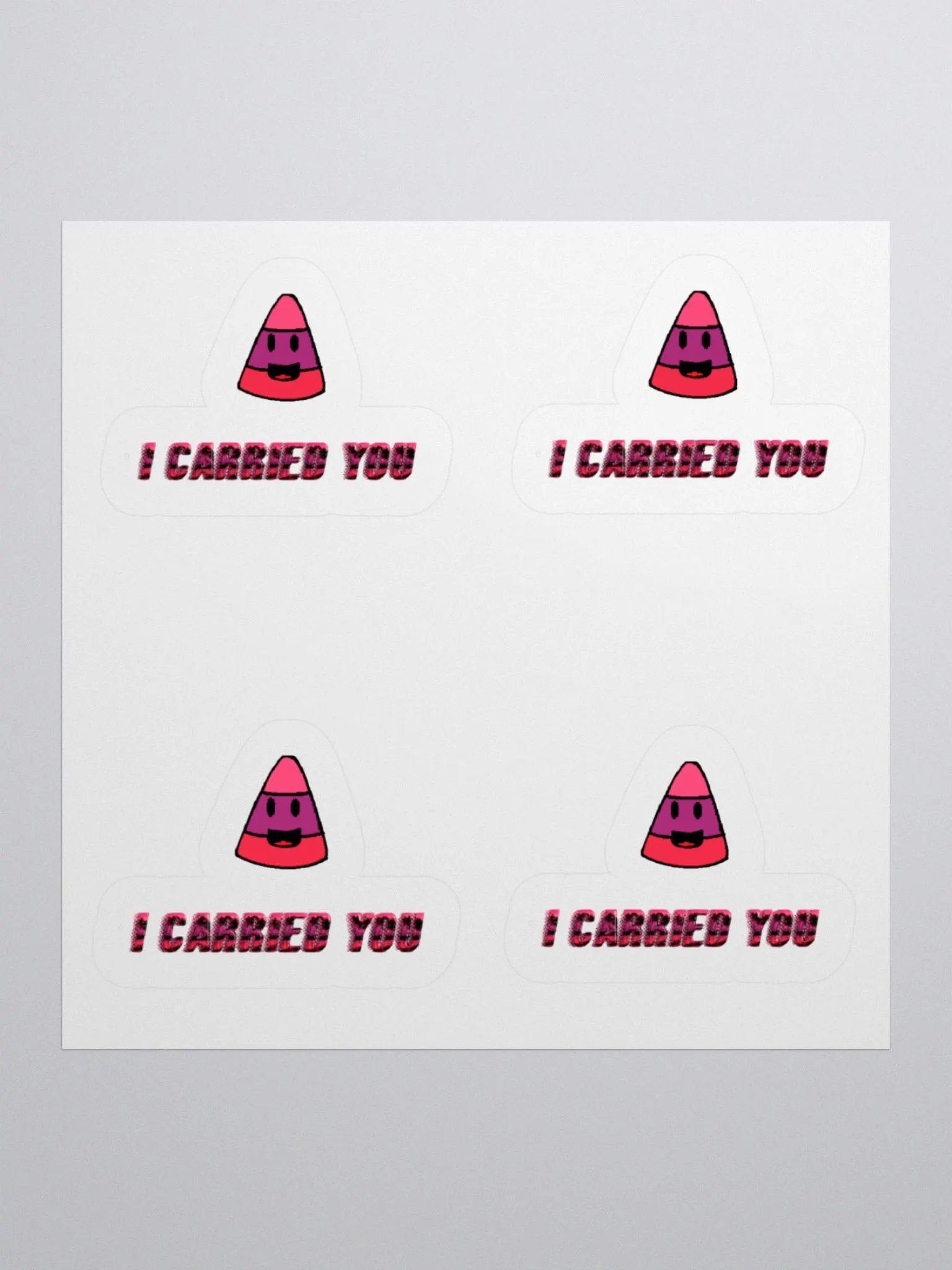 I CARRIED YOU - Stickers product image (1)