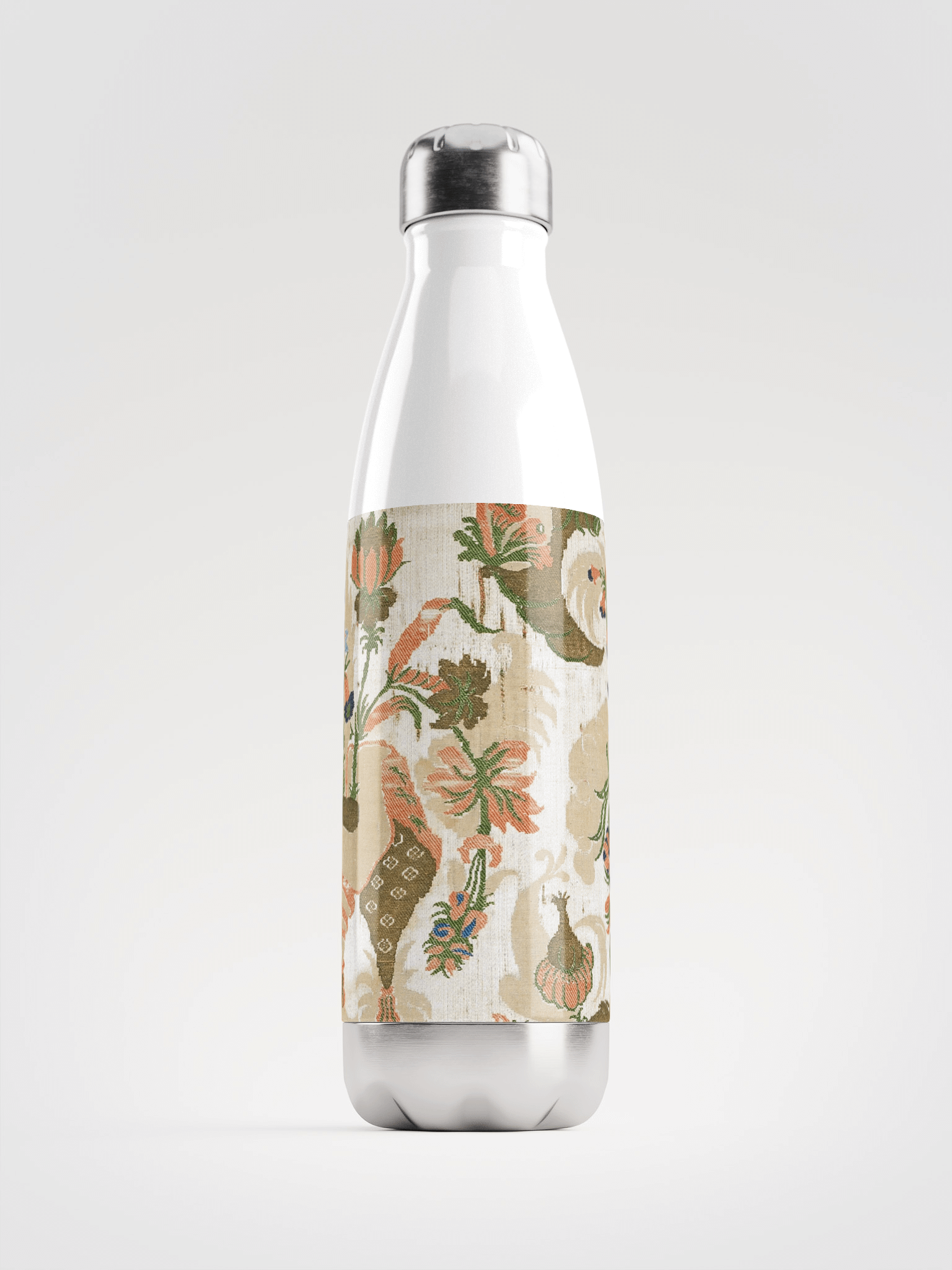 Symmetrical Floral. 17oz. Stainless Steel Water Bottle product image (1)