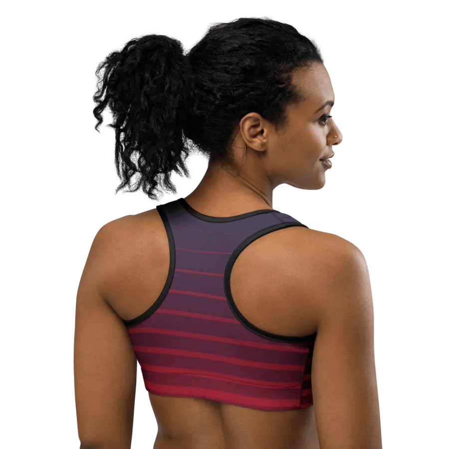 Sunset Horizon Custom Sports Bra product image (3)