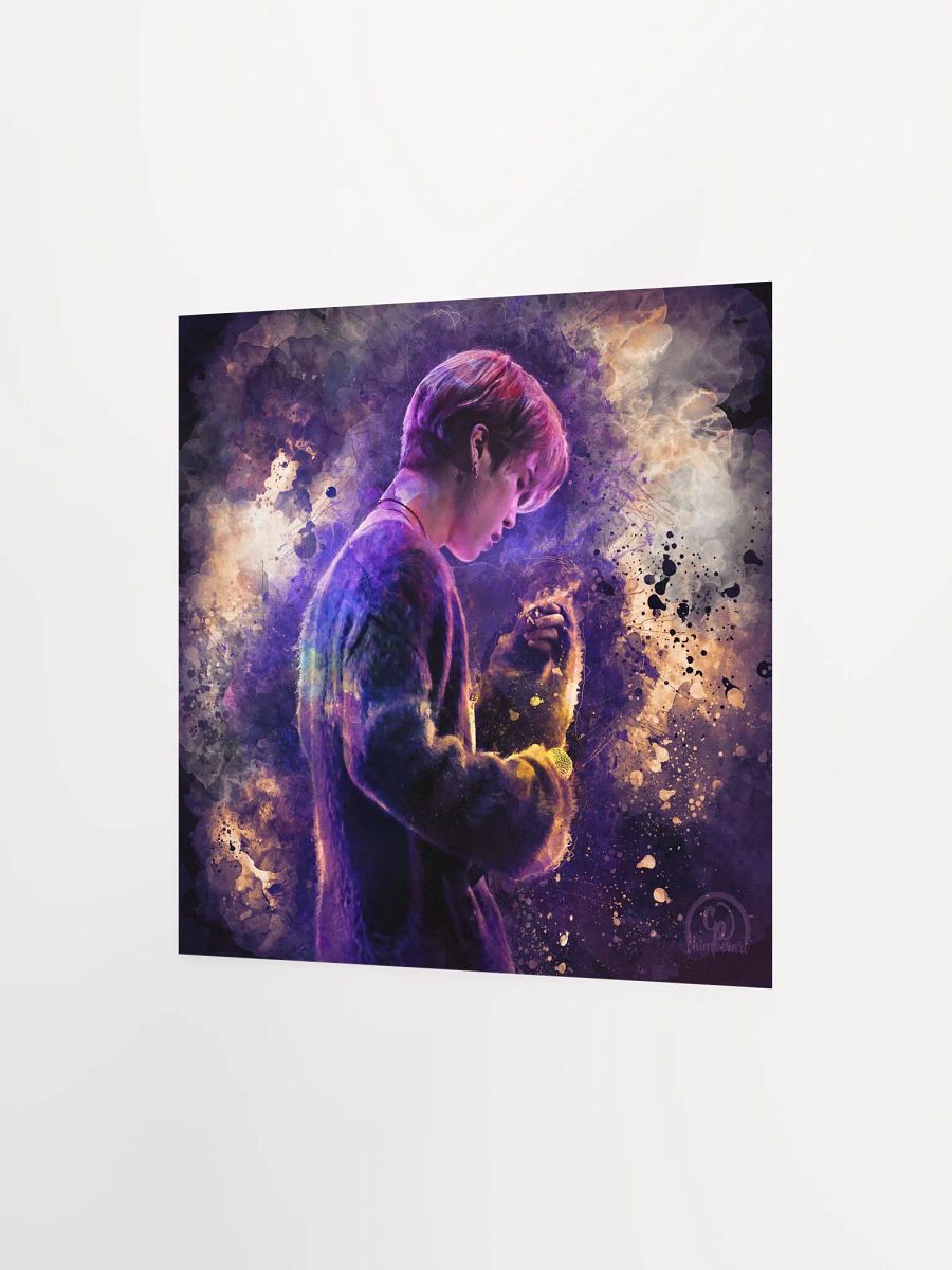 BTS - Jimin Golden Borahae Print (Unframed) - Designed by ChimberArt product image (2)
