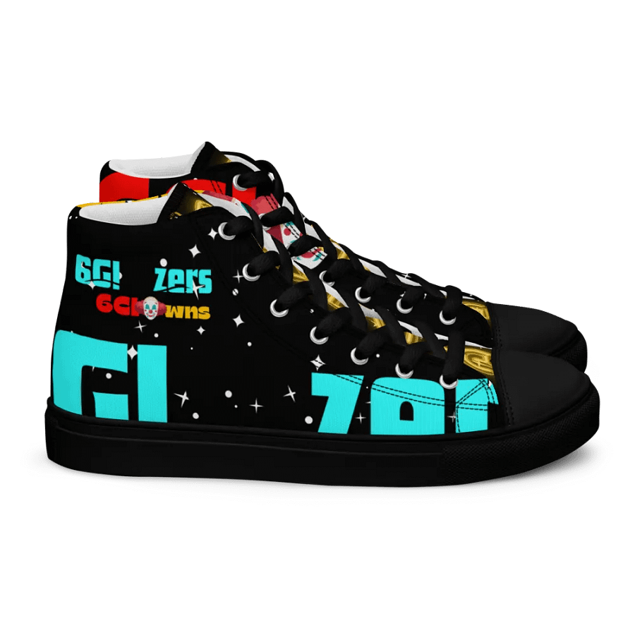 DA6iXXWRLD X 6IXX 1'S DARK SIDERS HIGH TOPS 6GLAZERS & 6CLOWNS product image (2)