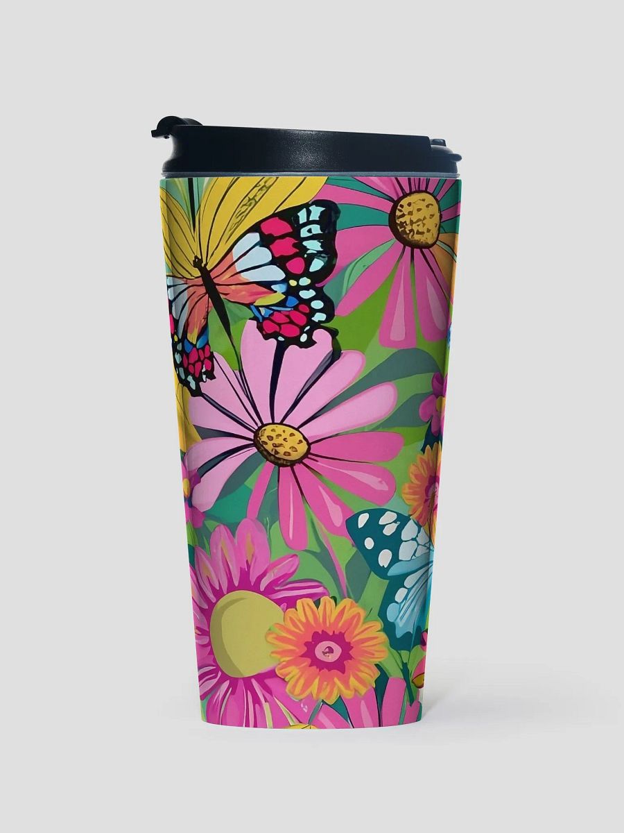 Butterfly Blooms Stainless Steel Travel Mug product image (1)
