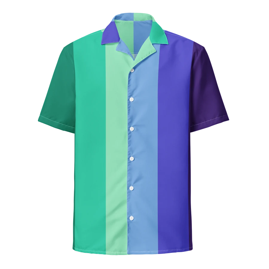 Gay Men's Pride Flag - All-Over Hawaiian Shirt product image (4)