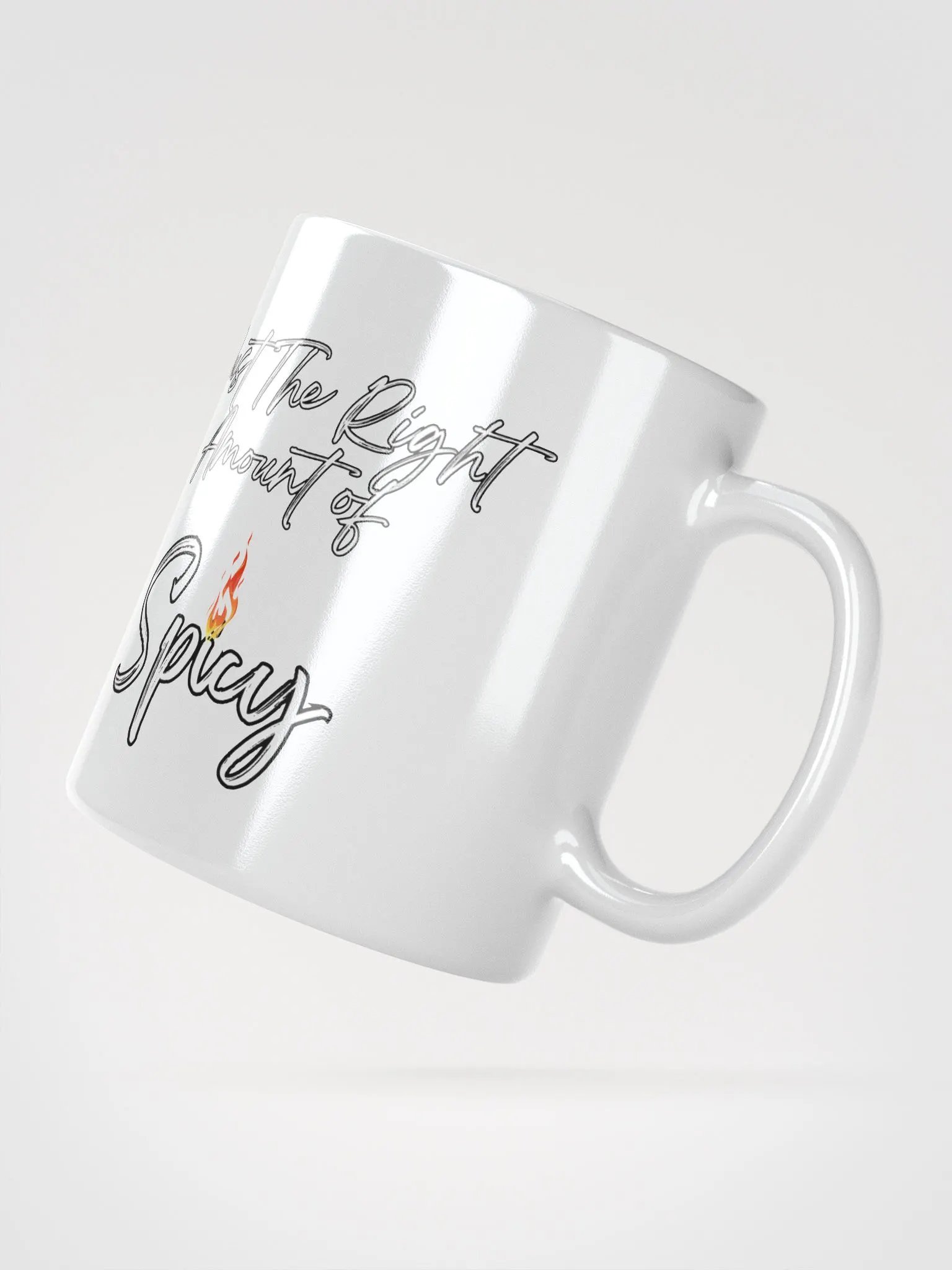 Just The Right Amount of Spicy - Funny White Mug product image (5)