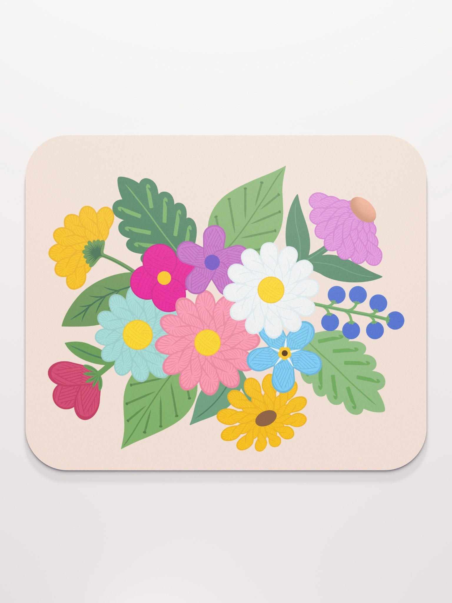 Floral Yarn Mouse Pad product image (2)