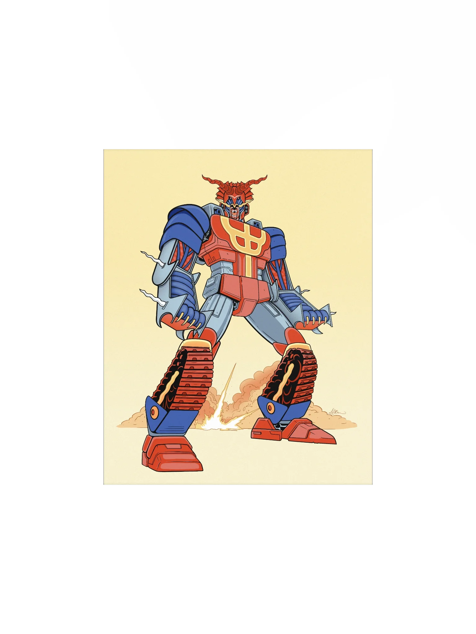 The Metallian 1984 Autobot - Judas Priest & Transformers Mashup Poster product image (5)