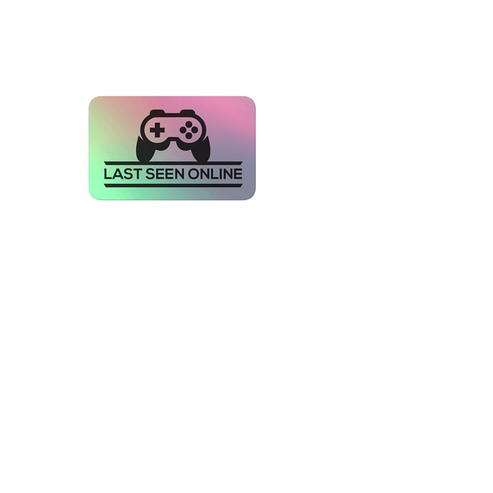 Last Seen Online Holographic Sticker product image (2)
