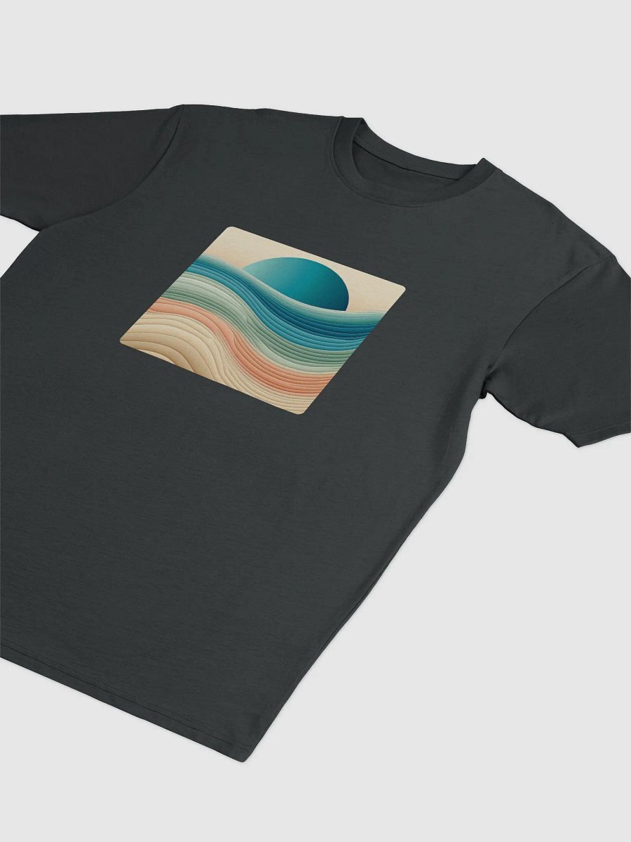 Celestial Waves Men's Premium Tee | AI Design abstract fluid product image (3)