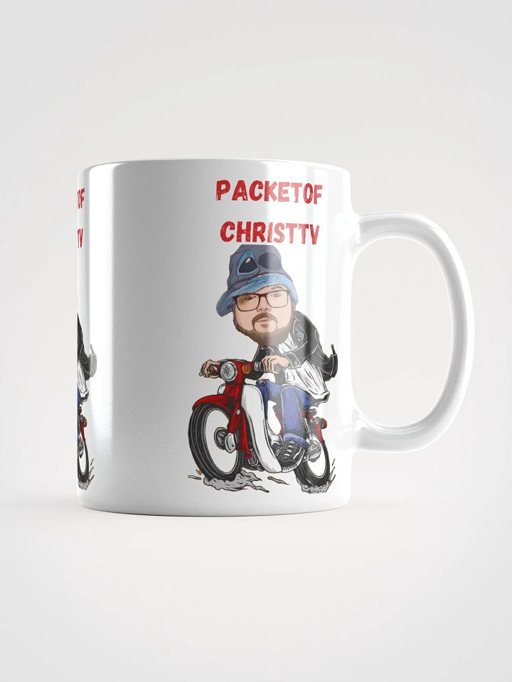 Chris on a bike! mug! product image (1)