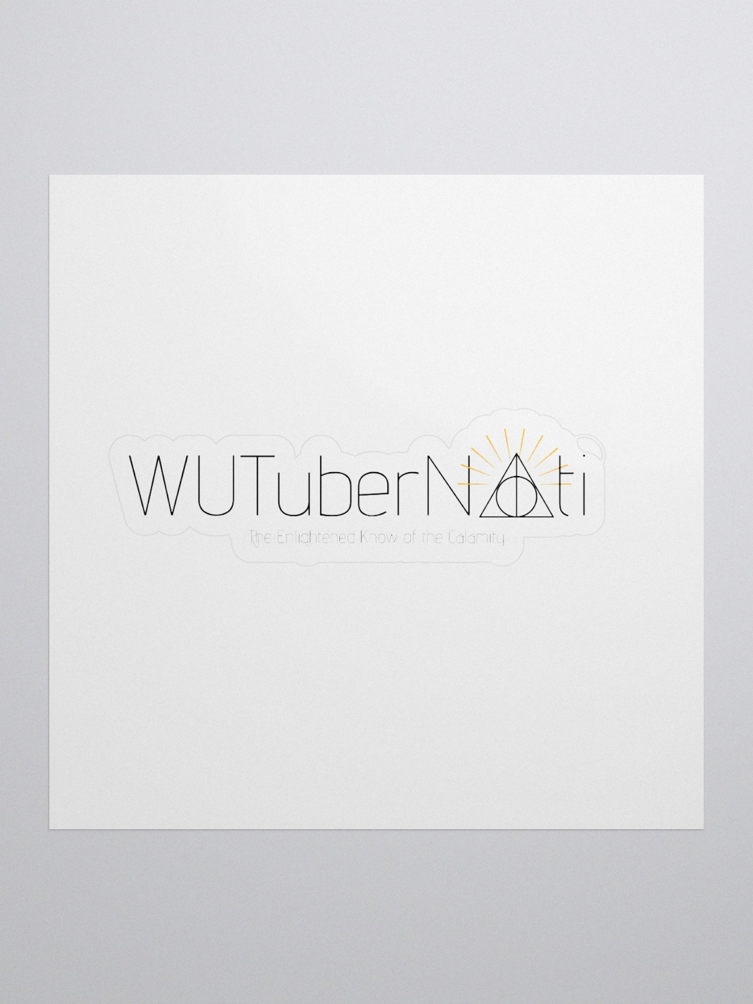 WUTubernati Kiss Cut Sticker 3 x 3 product image (1)