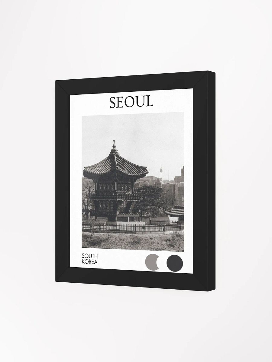 Pavilion of Seoul - Black & White / Framed product image (3)