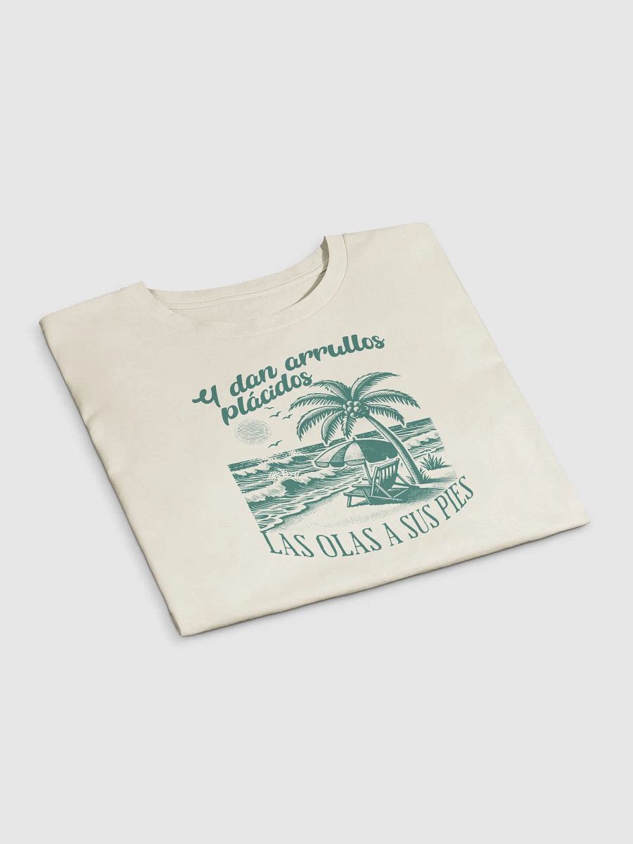 Y Dan Arrullos Plácidos Las Olas a Sus Pies Crop Top product image (2)