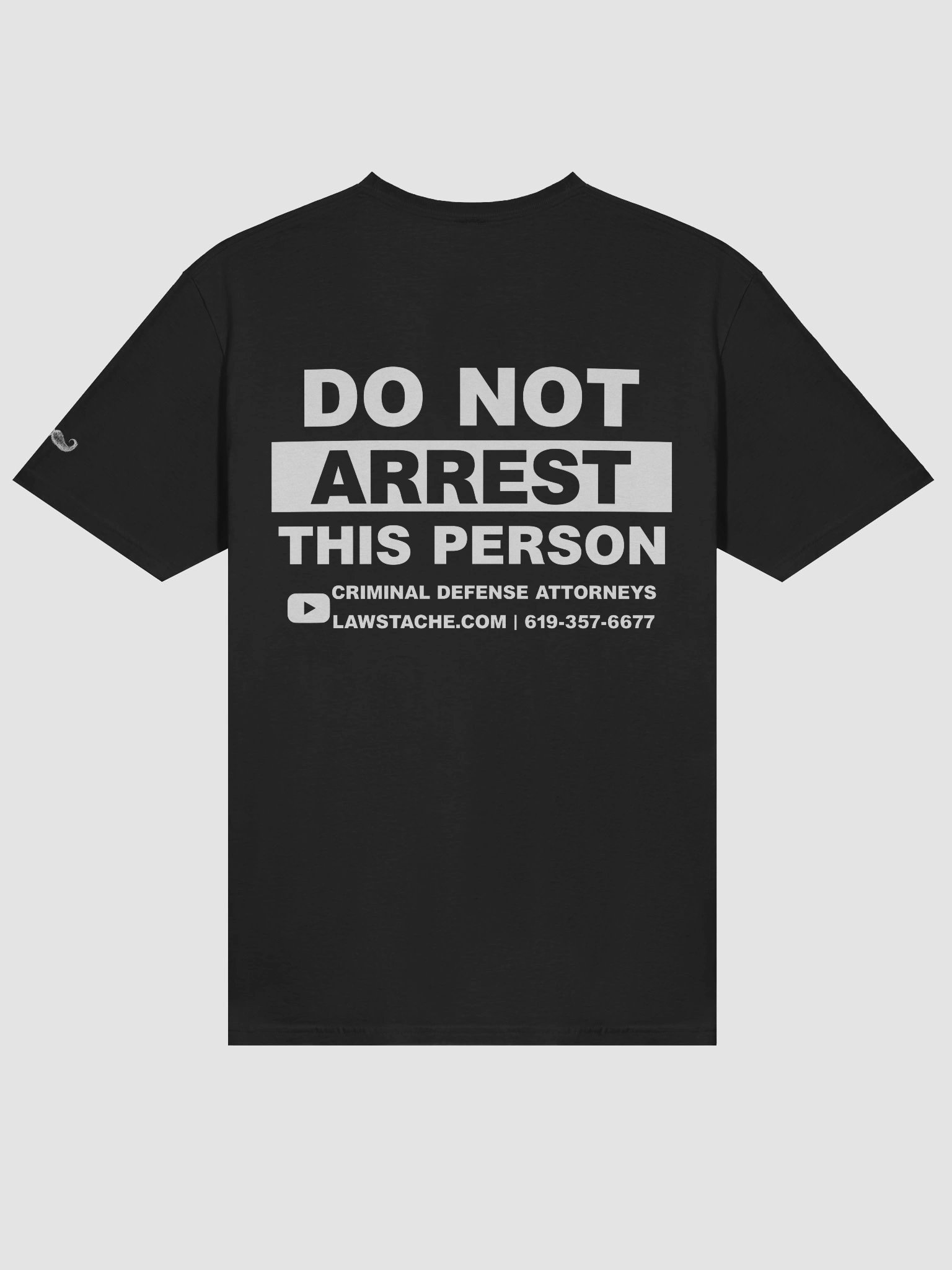 Do Not Arrest This Person - Tee - WHT PRINT product image (4)