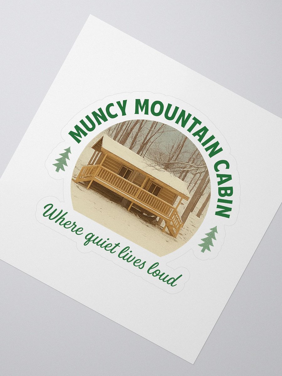 Muncy Mountain Cabin Kiss Cut Stickers product image (2)