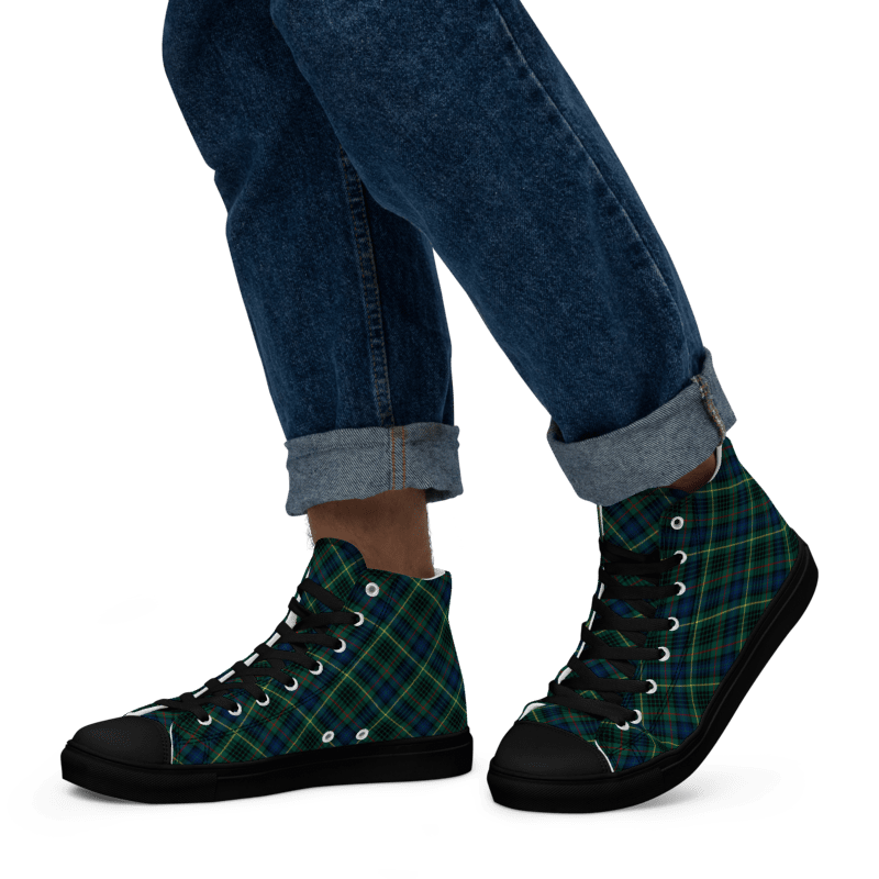 Stewart Hunting Tartan Men's High Top Shoes product image (5)