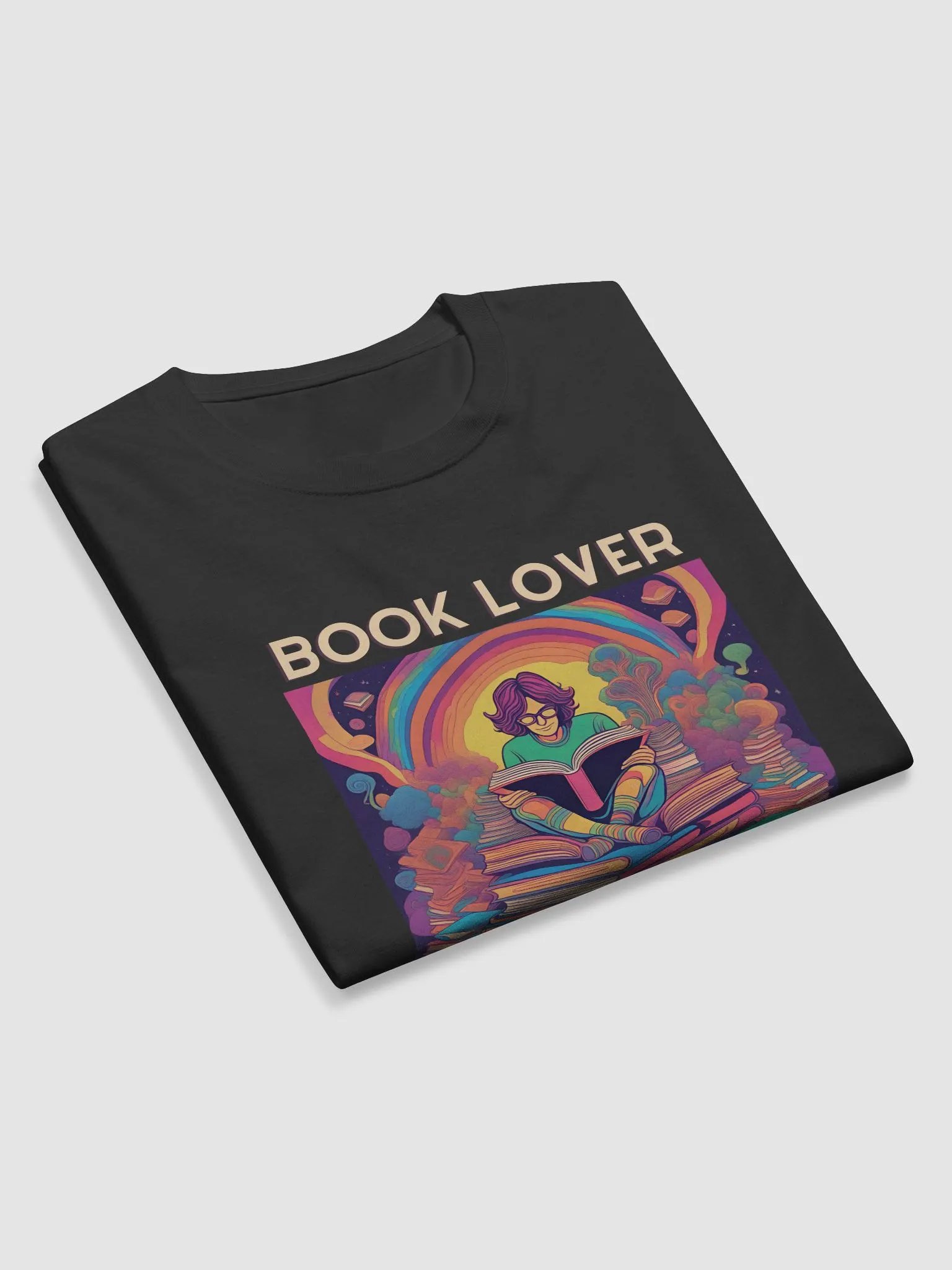 Psychedelic Book Lover Long Sleeve Shirt product image (5)