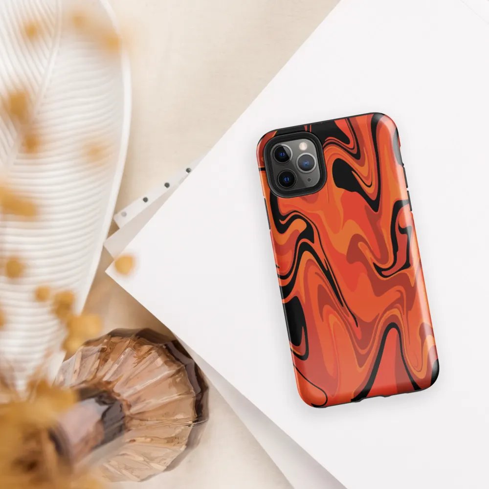 Orange Swirl Tough Case for iPhone® product image (6)
