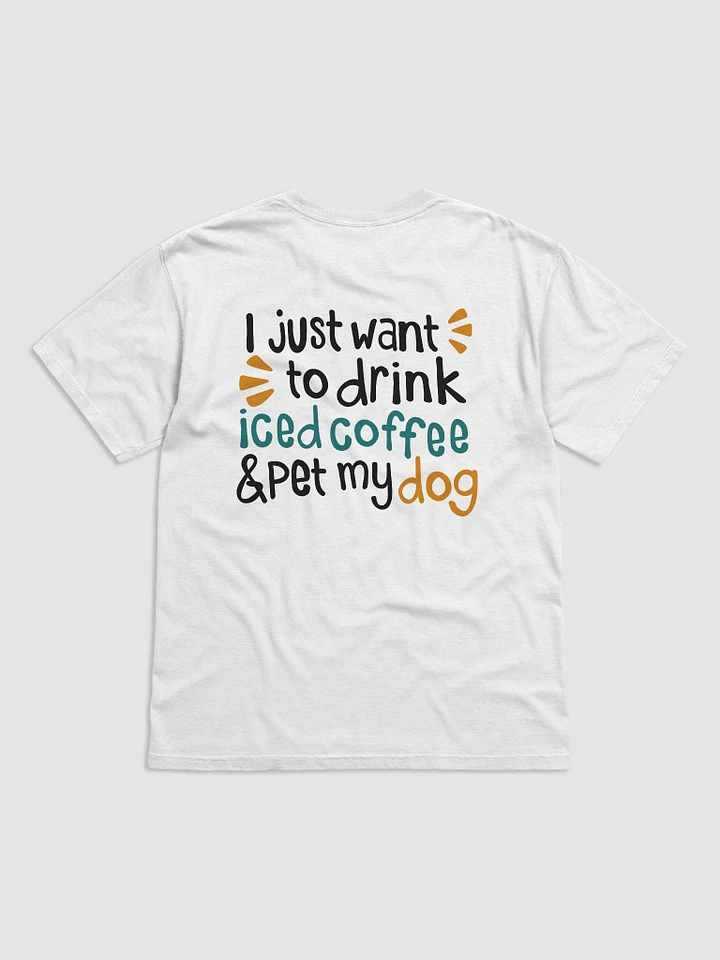 Iced Coffee & Dog - Comfort Colors Garment-Dyed Heavyweight T-Shirt product image (13)