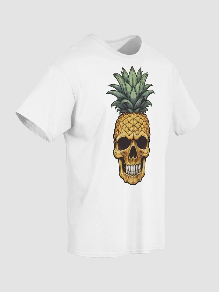 Pineapple Skull – Unique Gothic Tropical Graphic Tee product image (6)