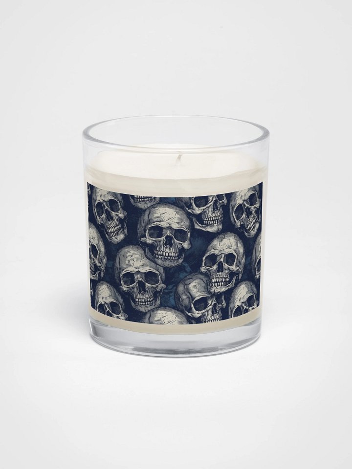 Intricate Skull Pattern Soy Wax Candle product image (1)
