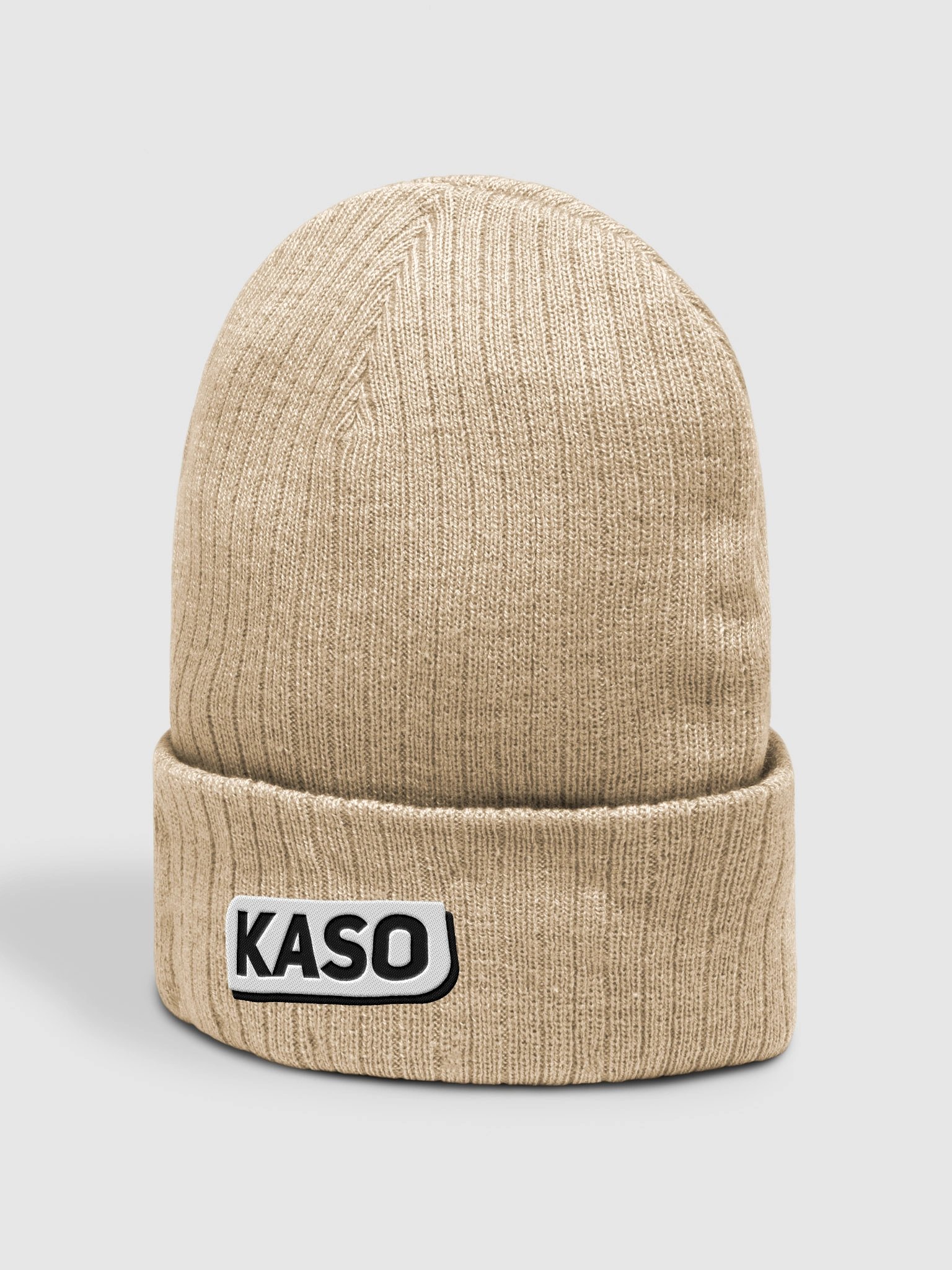 KASO Classic Atlantis Ribbed Knit Beanie product image (2)