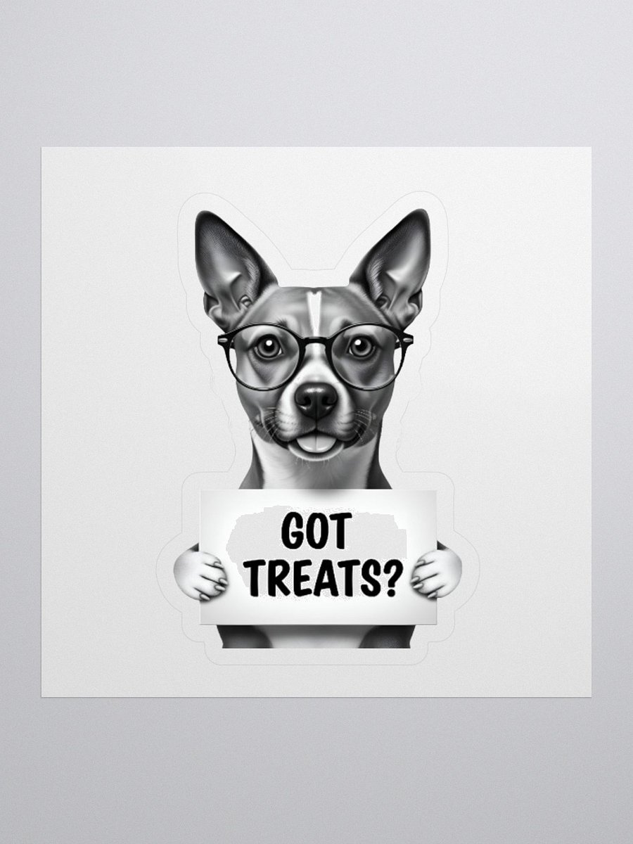 Got Treats Potcake Sticker product image (1)
