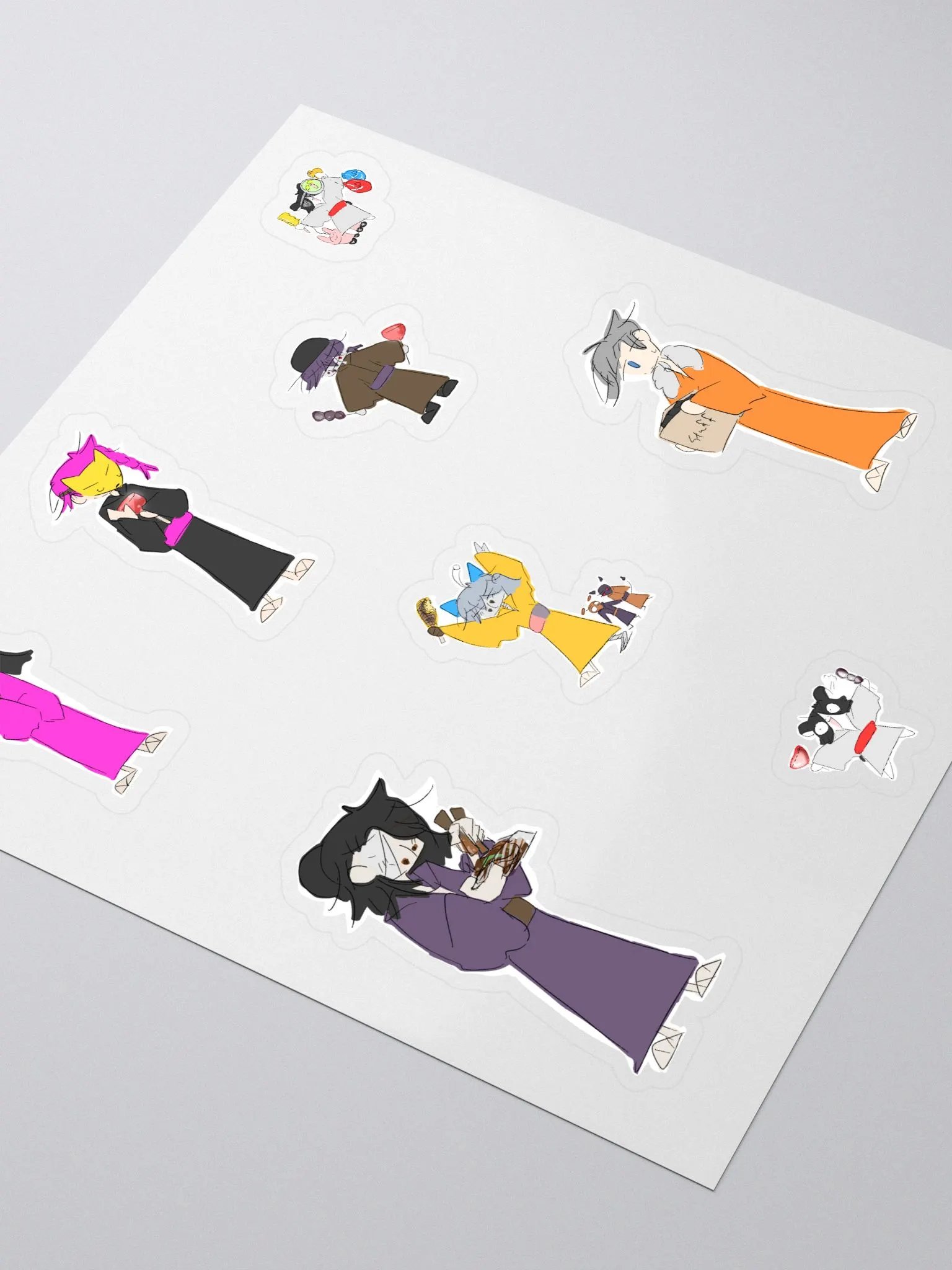 Moon Savers August + Hampan and Ray stickers product image (3)