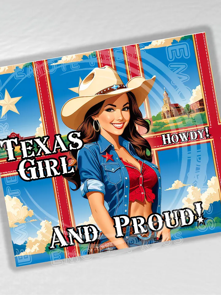 Texas Girl 20 oz Stainless Steel Tumbler - V4 product image (2)