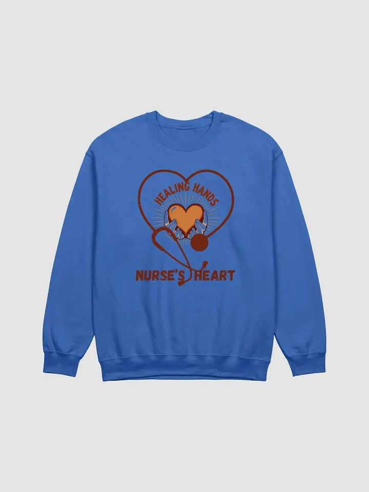 Healing Hands Nurse's Heart Crewneck Sweatshirt product image (5)