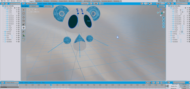Blender 3D: Wii Theme Preset