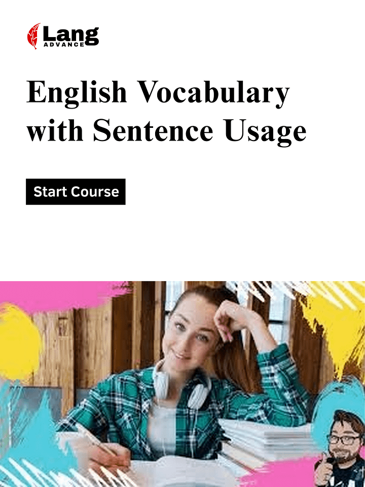 Learn English Vocabulary and How to Use Them In Sentences product image (1)