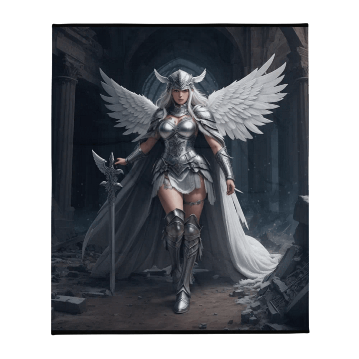 A Beautiful Valkyrie Throw Blanket product image (13)