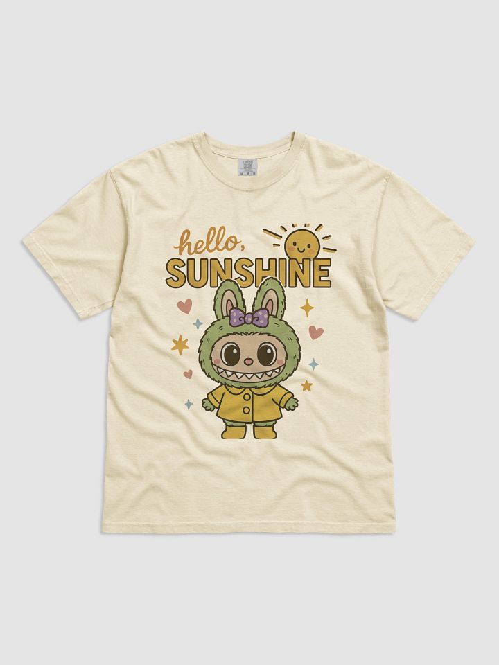 Hello Sunshine Labubu T-Shirt – Cute Kawaii Graphic Tee product image (1)