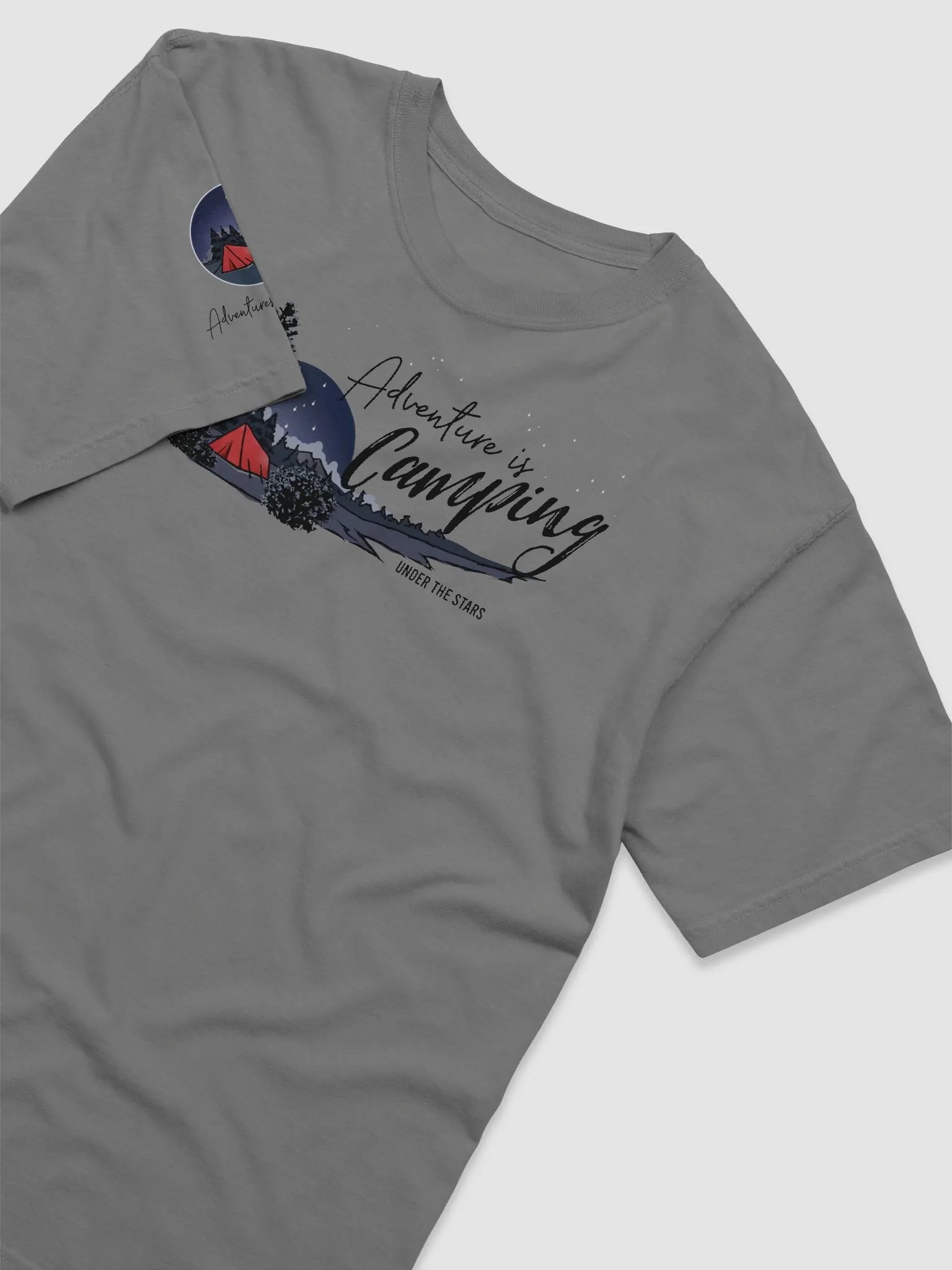 T-Shirt - Light - Adventure is Camping product image (5)