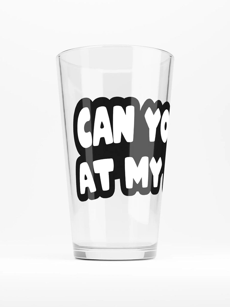 Can You Look At My Marble Pint Glass product image (2)