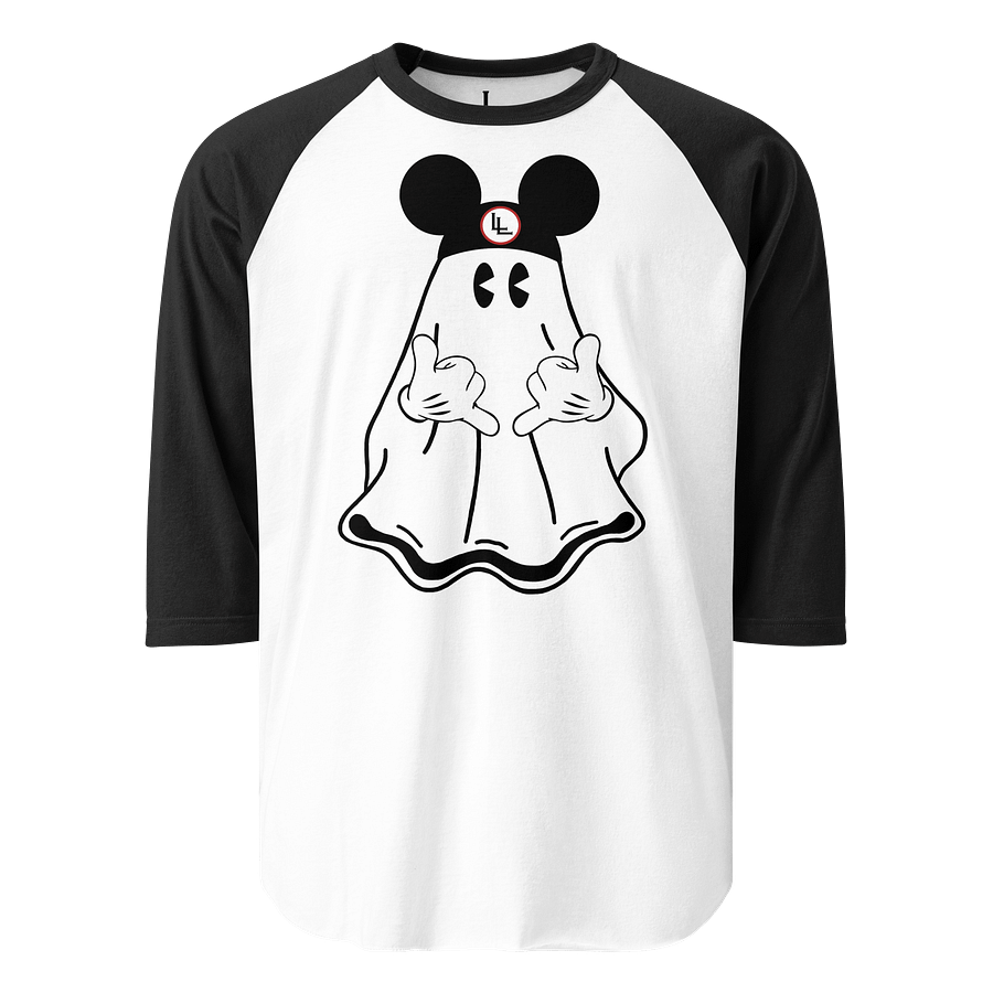 Disnerd Spector Spooks Raglan | White/Black product image (1)