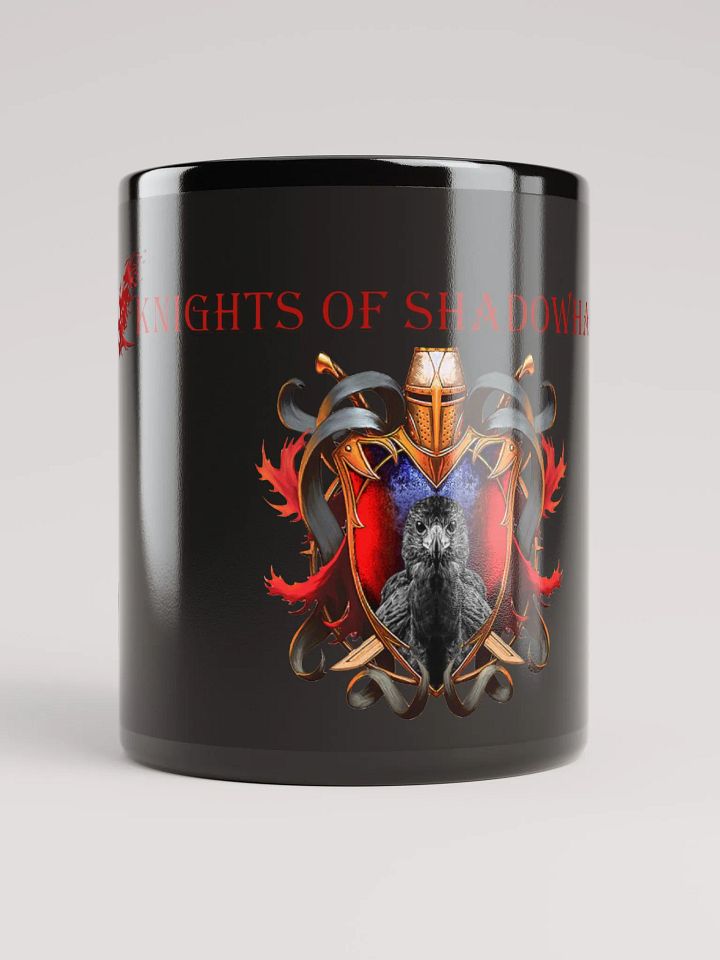 KoS - Black Glossy Mug with Crest product image (1)