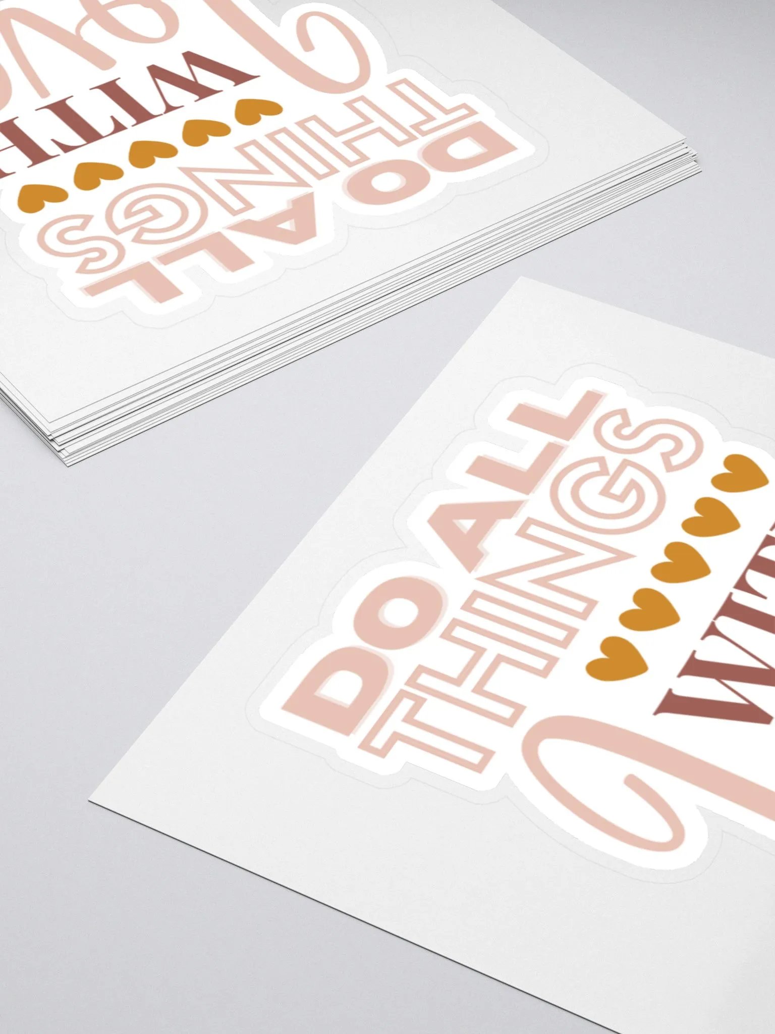Do All Things With Love Sticker product image (5)