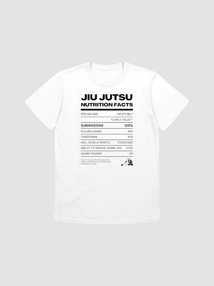 Jiu Jitsu Nutrition Facts(White edition) product image (1)