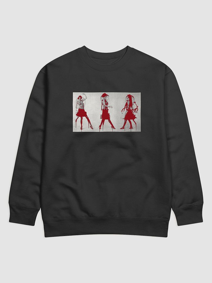 Monochrome Pixel Art Unisex Sweatshirt product image (1)