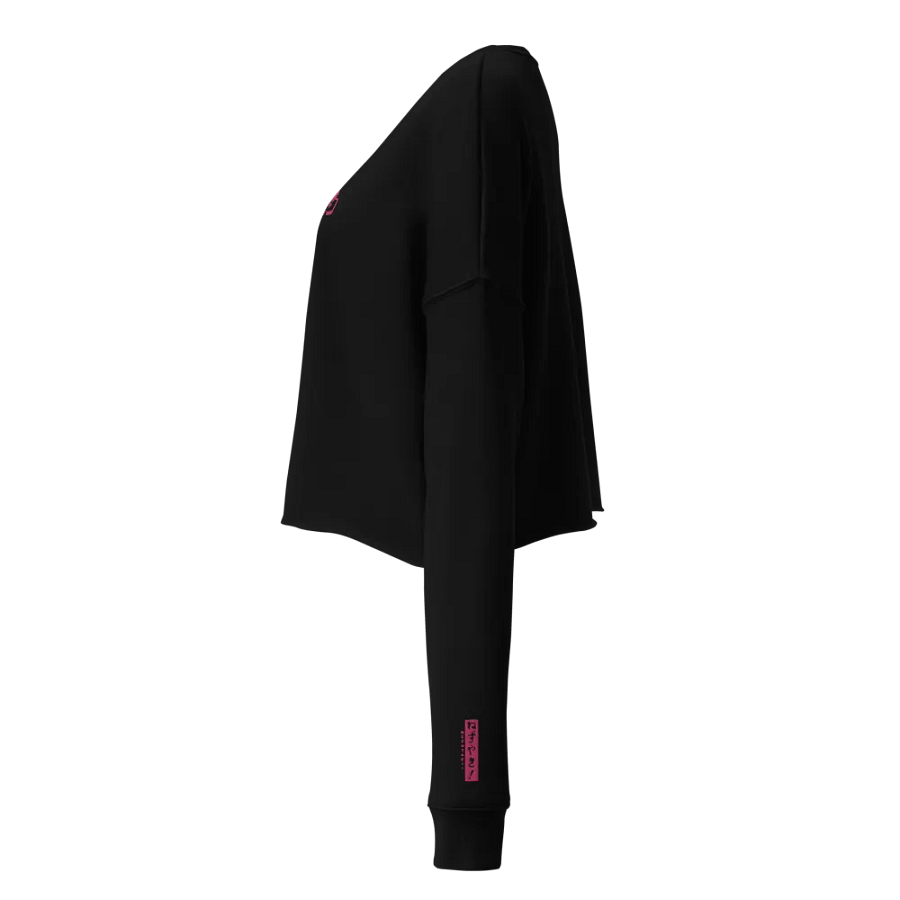 Hiragana! Nezuyaki Fleece Crop Top (Pink) product image (2)