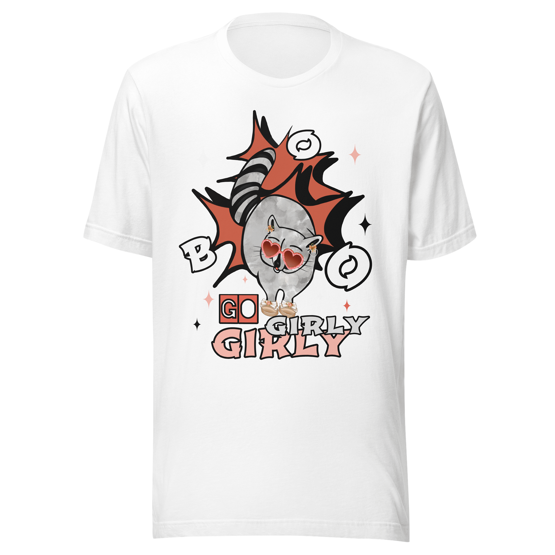Girly Raccoon Dance Party T-Shirt product image (2)