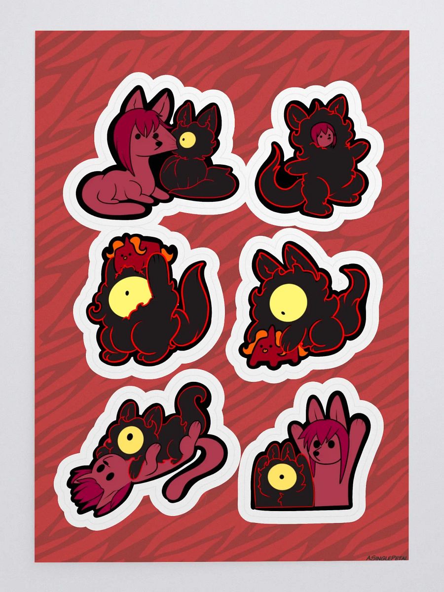 Cat Boyfriends sticker sheet product image (3)